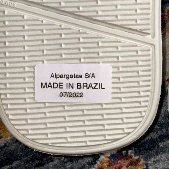 NEW Havaianas Men’s White Sandal/Shoe/Slides NWT Size Men 11/12 - Picture 12 of 14